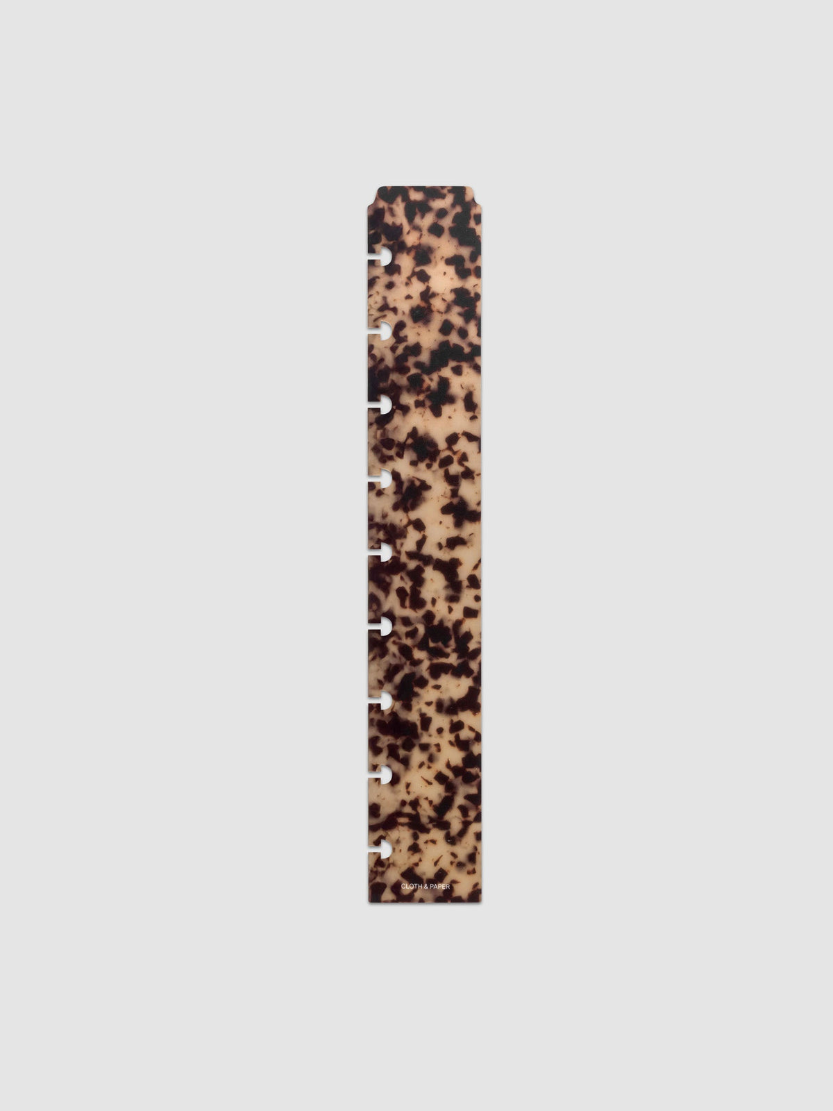 One narrow page marker in tortoiseshell pattern, shown in size HP Classic.