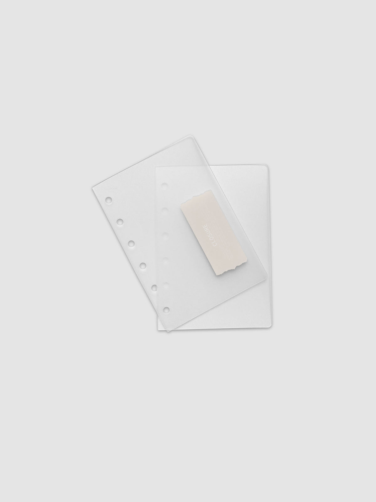 Closure Planner Dashboard + Cover Set in size Pocket showing front and back cover only.