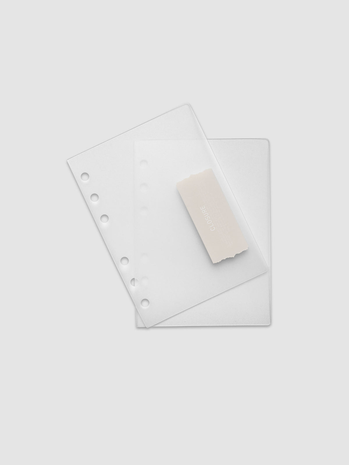 Closure Planner Dashboard + Cover Set in size A6 showing front and back cover only.