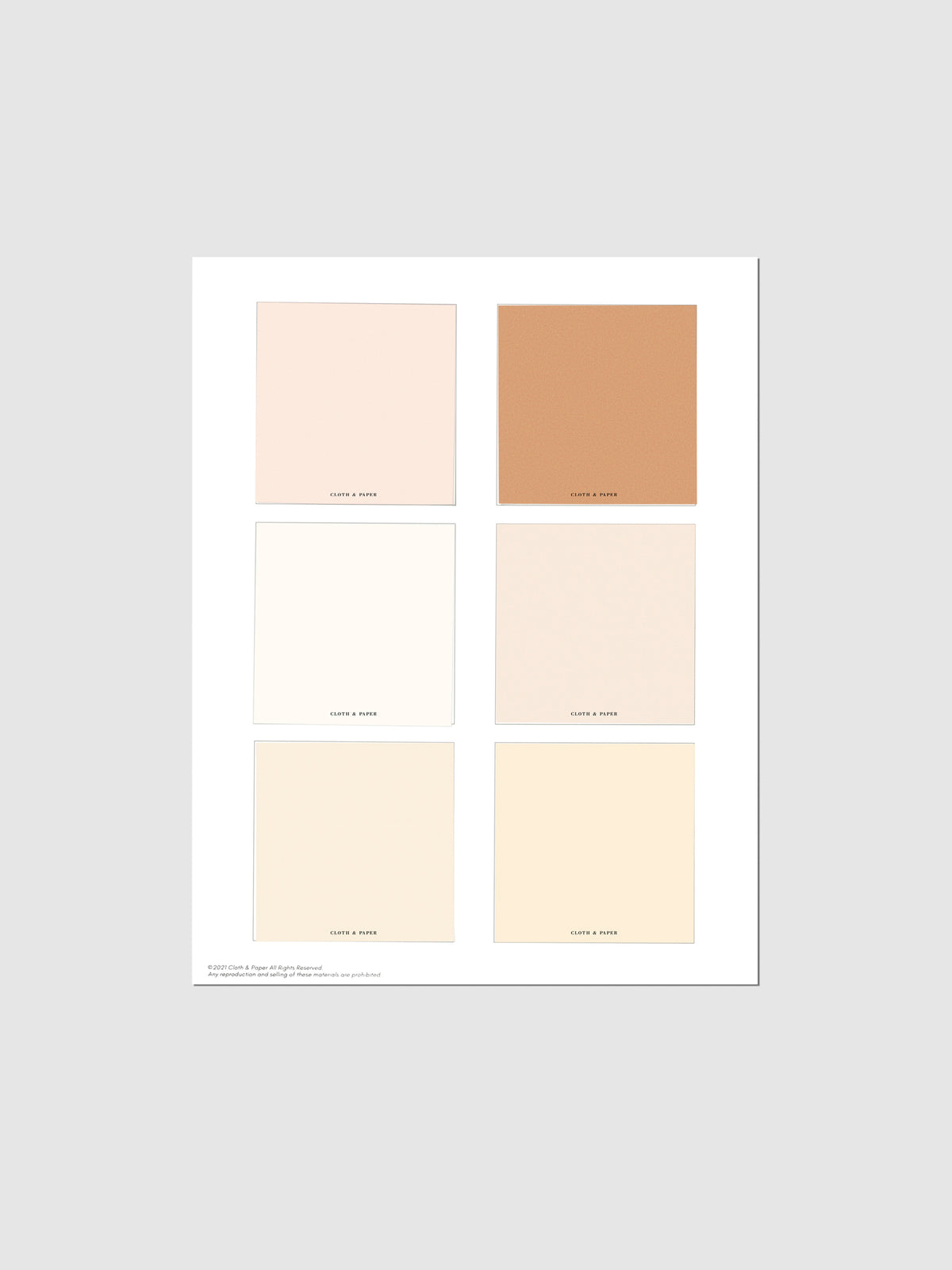 3x3 Sticky Note Printable Admin displayed on a neutral background.