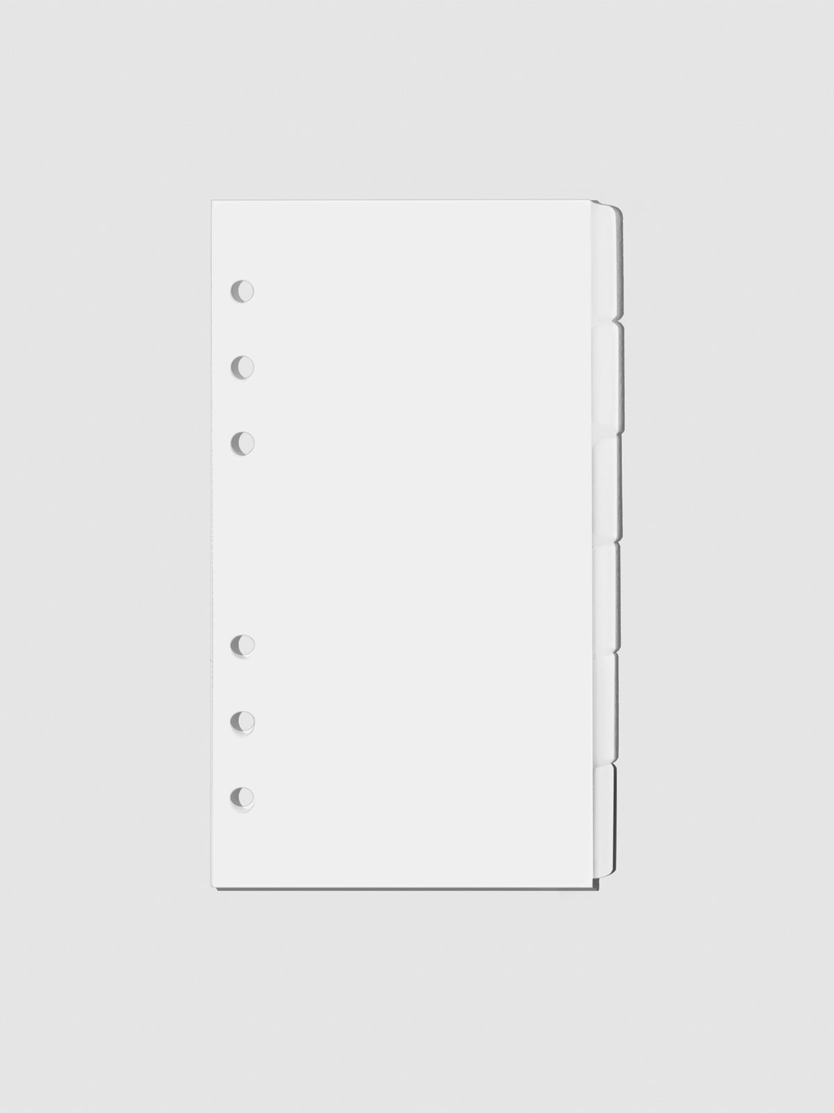 Dividers displayed on a neutral background. Size shown is personal.