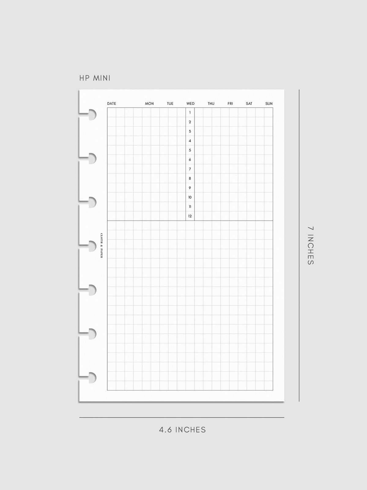 Digital mockup of insert in HP Mini.