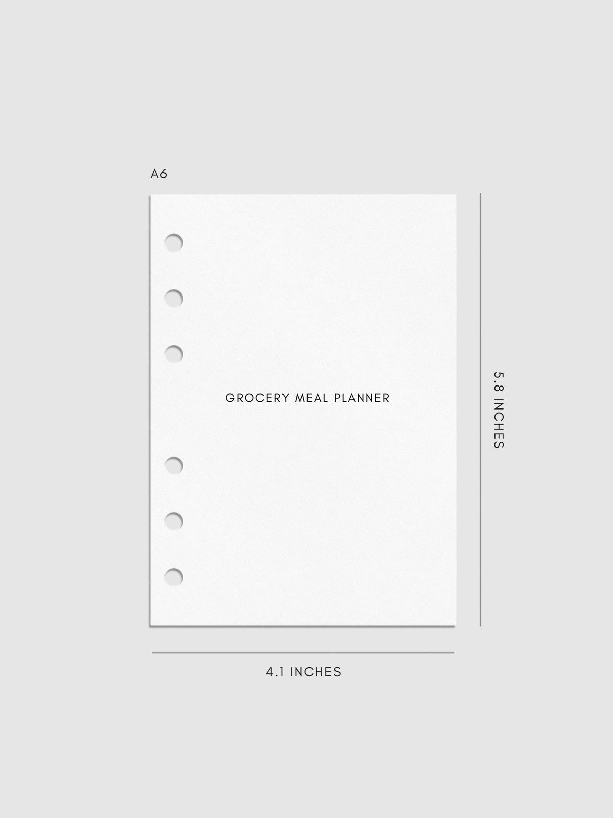 Digital mockup of insert cover page in A6 sizing.