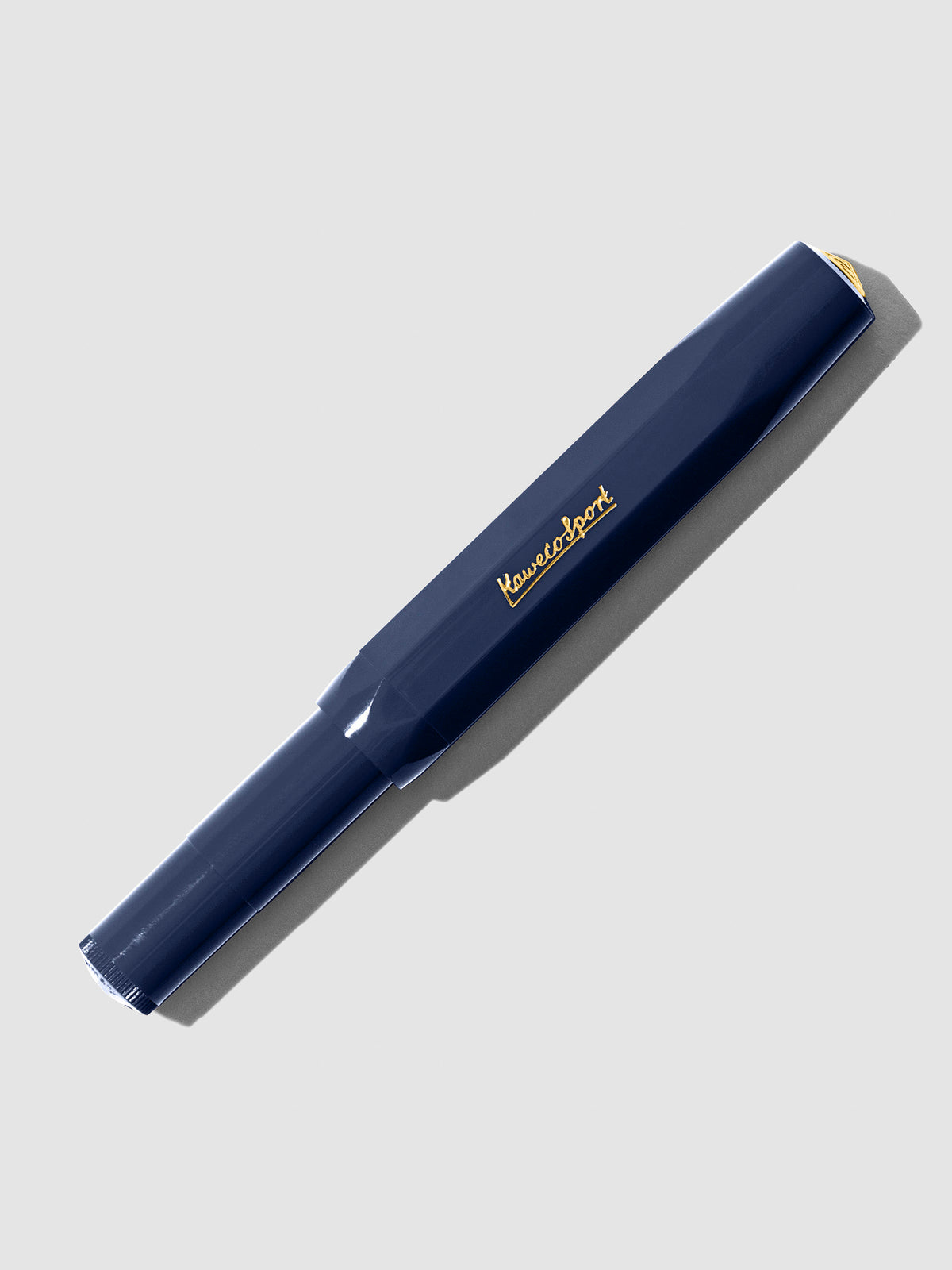 Navy Extra Fine Nib pen displayed capped on a neutral background.