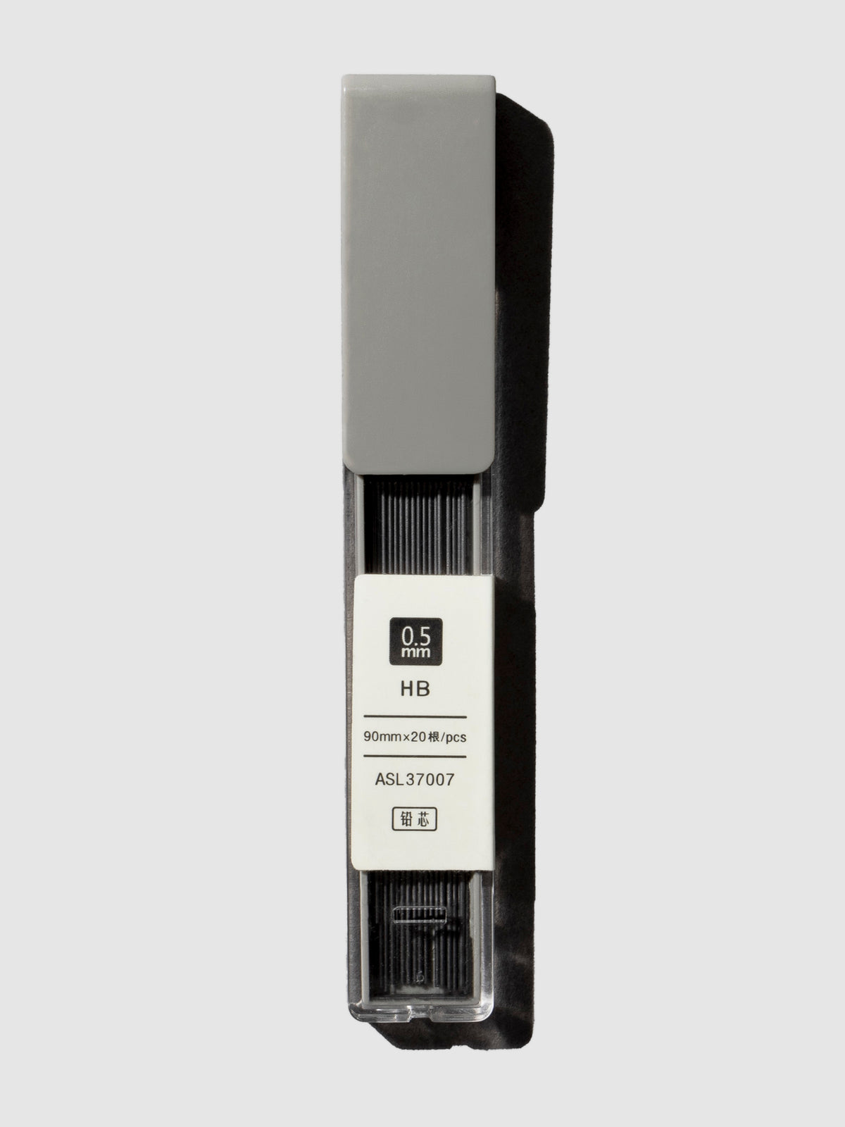 Gray lead container shown on a neutral background.