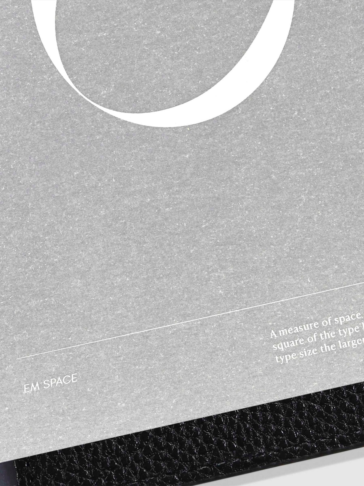 Monogram Vellum Planner Dashboard E in use in a leather planner.