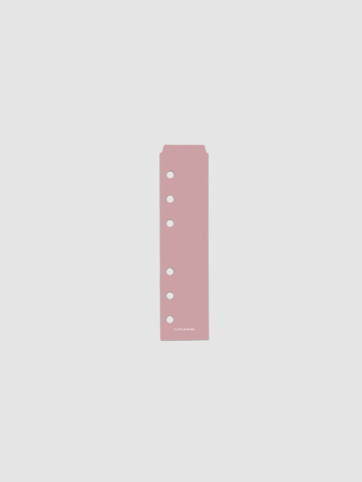 Fig Milk (light pink) Narrow Page Marker for A6 planners.