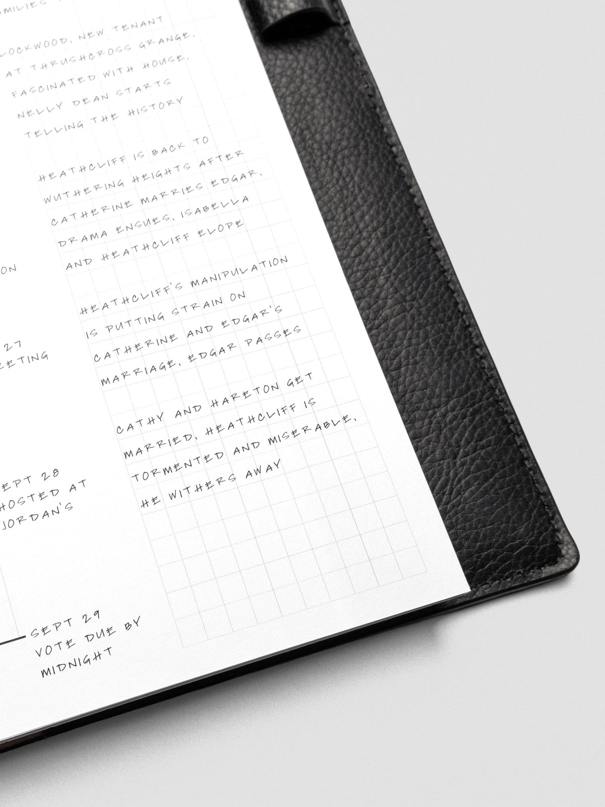 Stacked Half Letter Process Notes Inserts showing minimal, structured design.