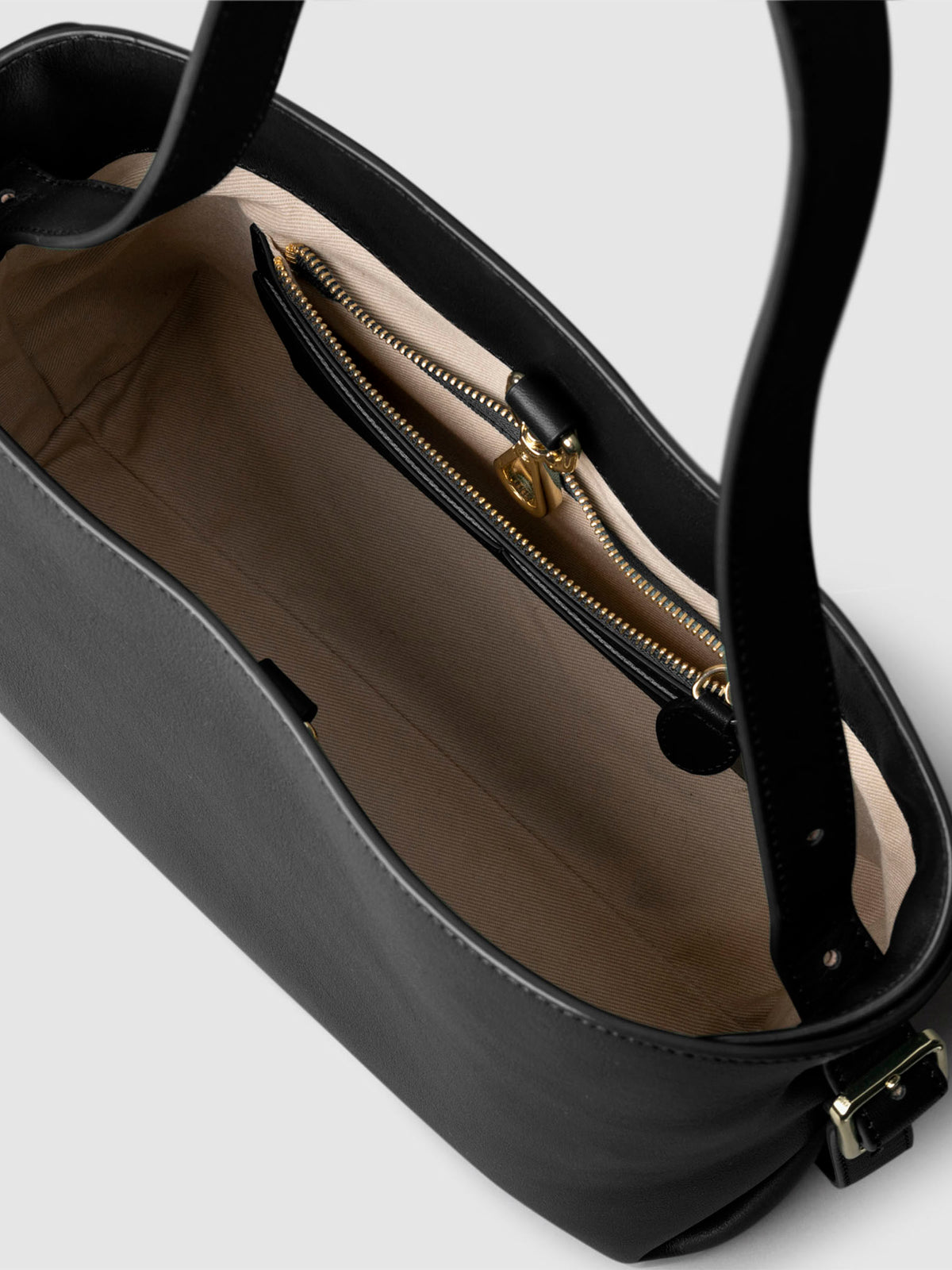 Bag shown from above, empty. Color shown is Padrillo.