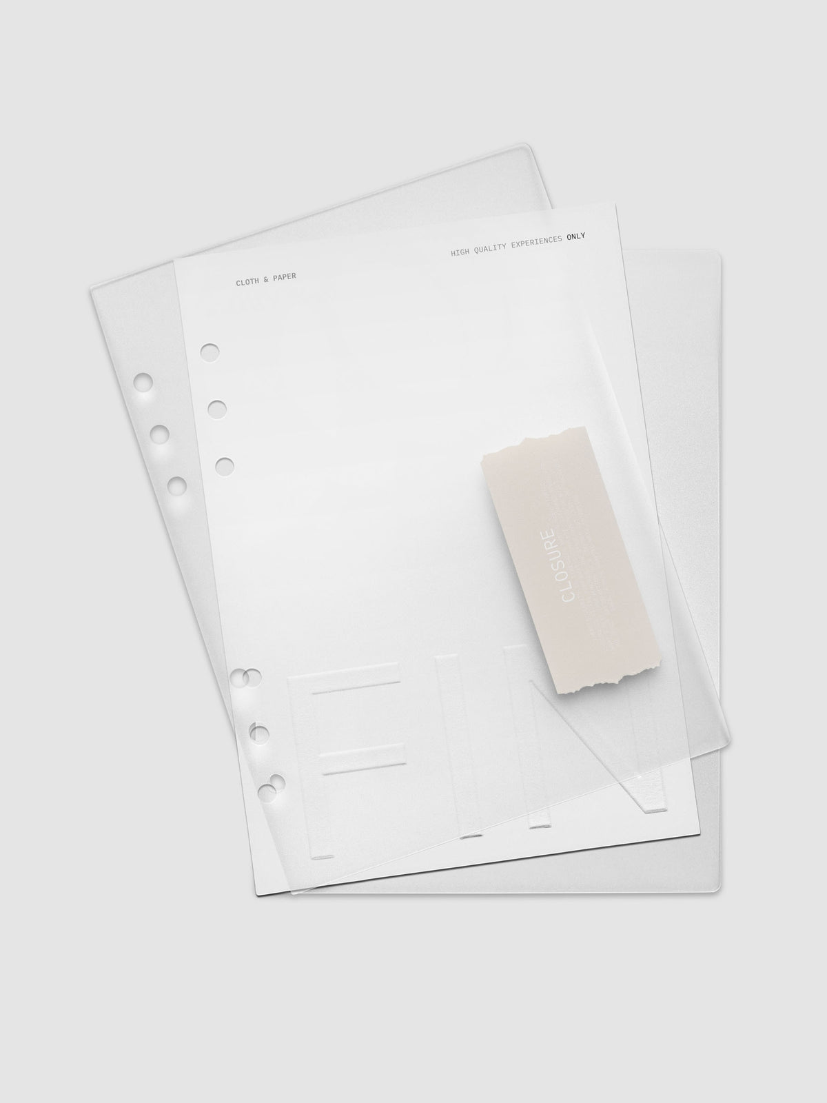Closure Planner Dashboard + Cover Set in size A5 shown offset.