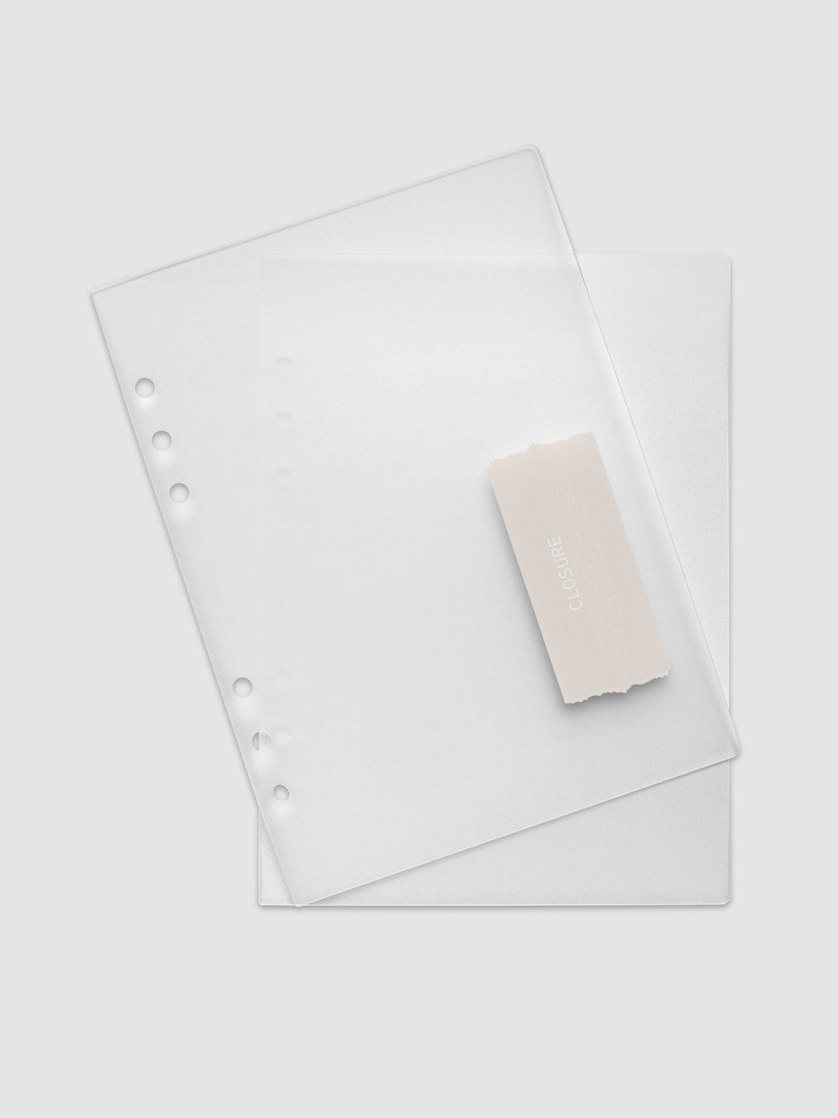 Closure Planner Dashboard + Cover Set in size A5 showing front and back cover only.