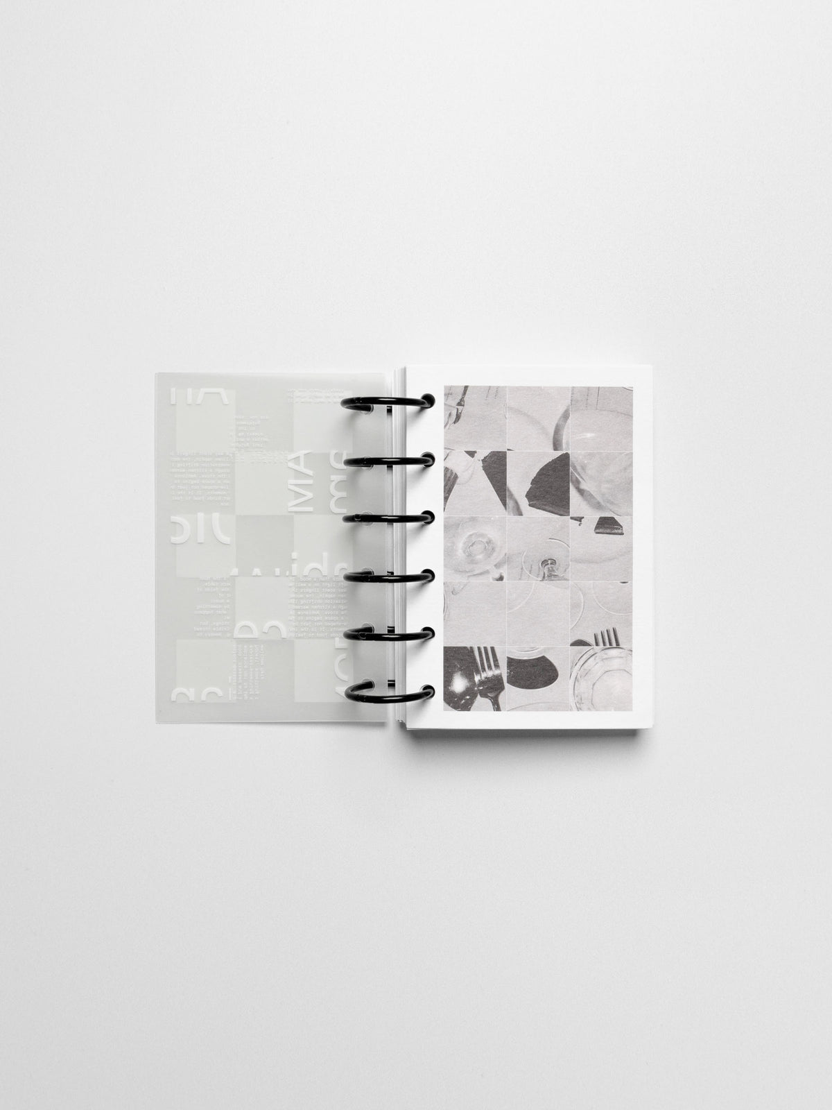 Pocket size Ambiance Dashboard Trio showing all three layers to create a dimensional planner accessory.