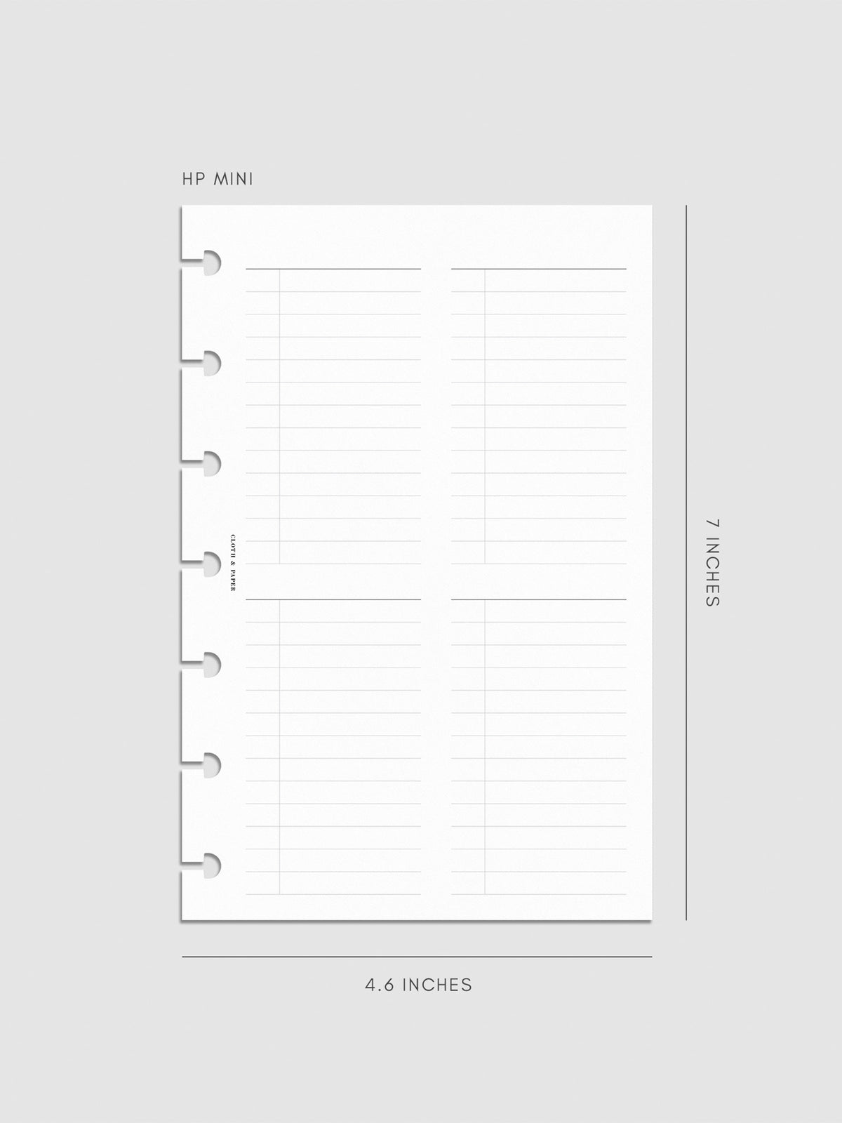 Digital mockup of insert in HP Mini.