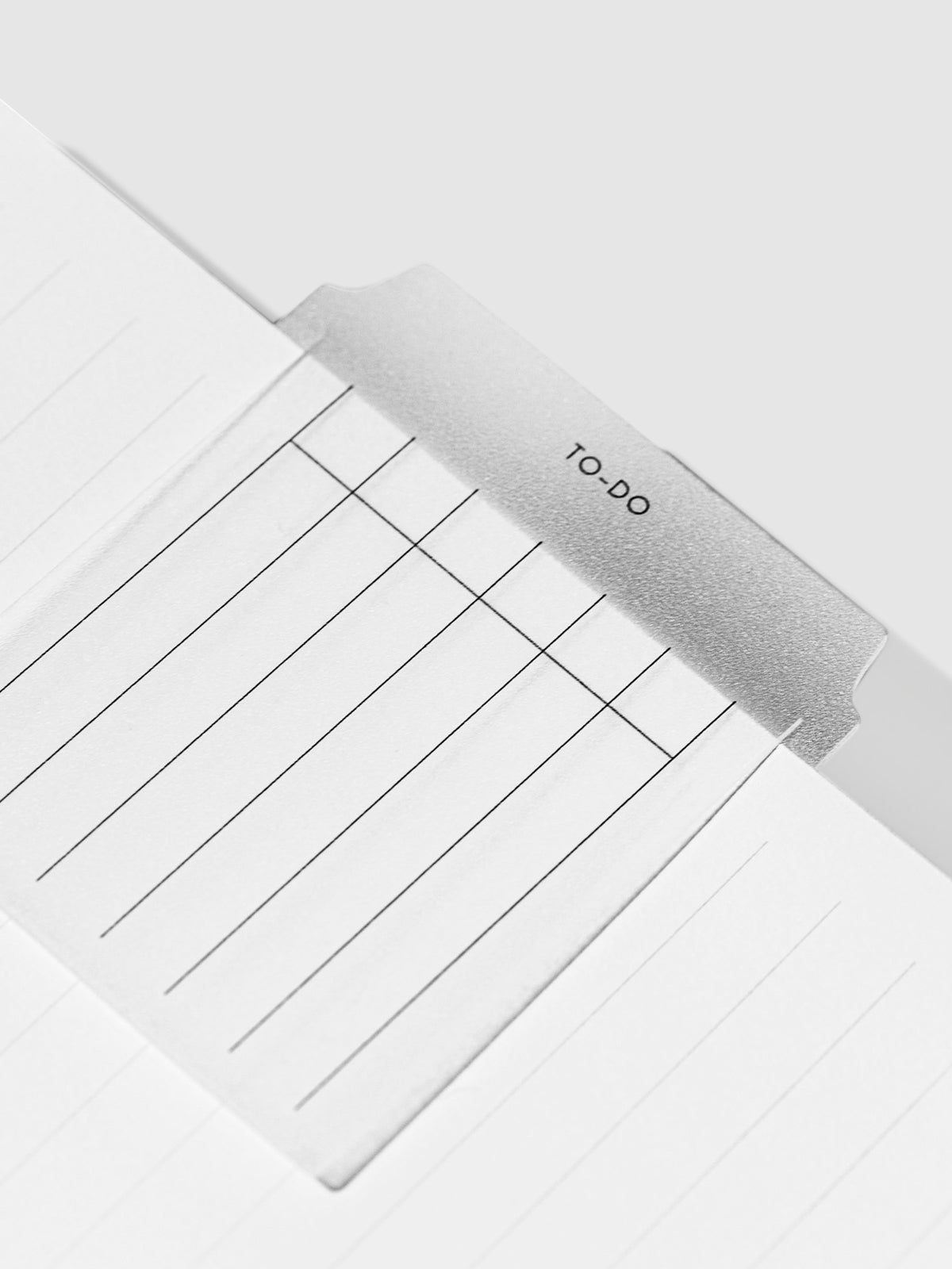 To-Do tab shown in use inside a notebook.