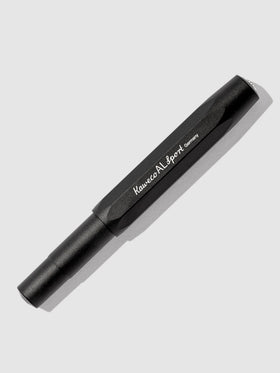 Black Kaweco pen displayed on a neutral background.