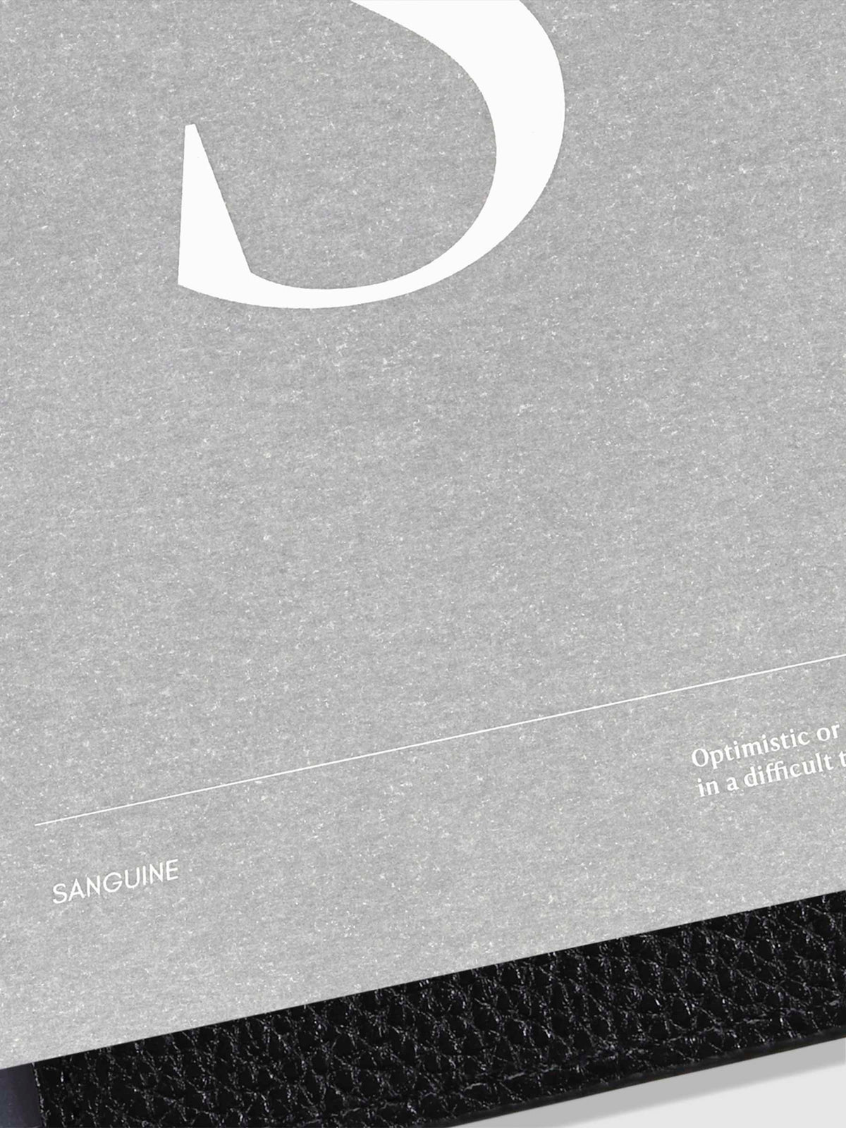 Monogram Vellum Planner Dashboard S in use in a leather planner.