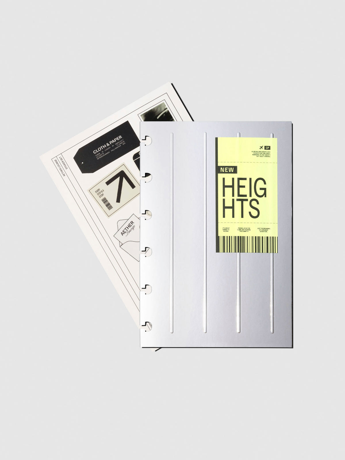 Dashboard displayed with sticker sheet on a neutral background. Size shown is CP Petite.
