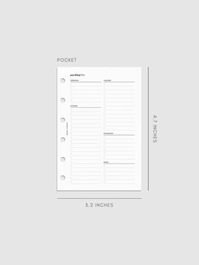 Digital mockup of inserts in Pocket.