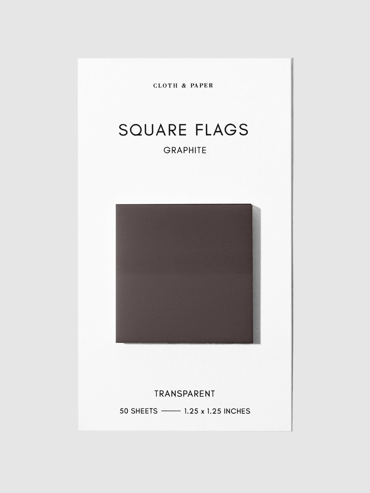 Square Page flag displayed on a neutral background. Color pictured is Graphite.