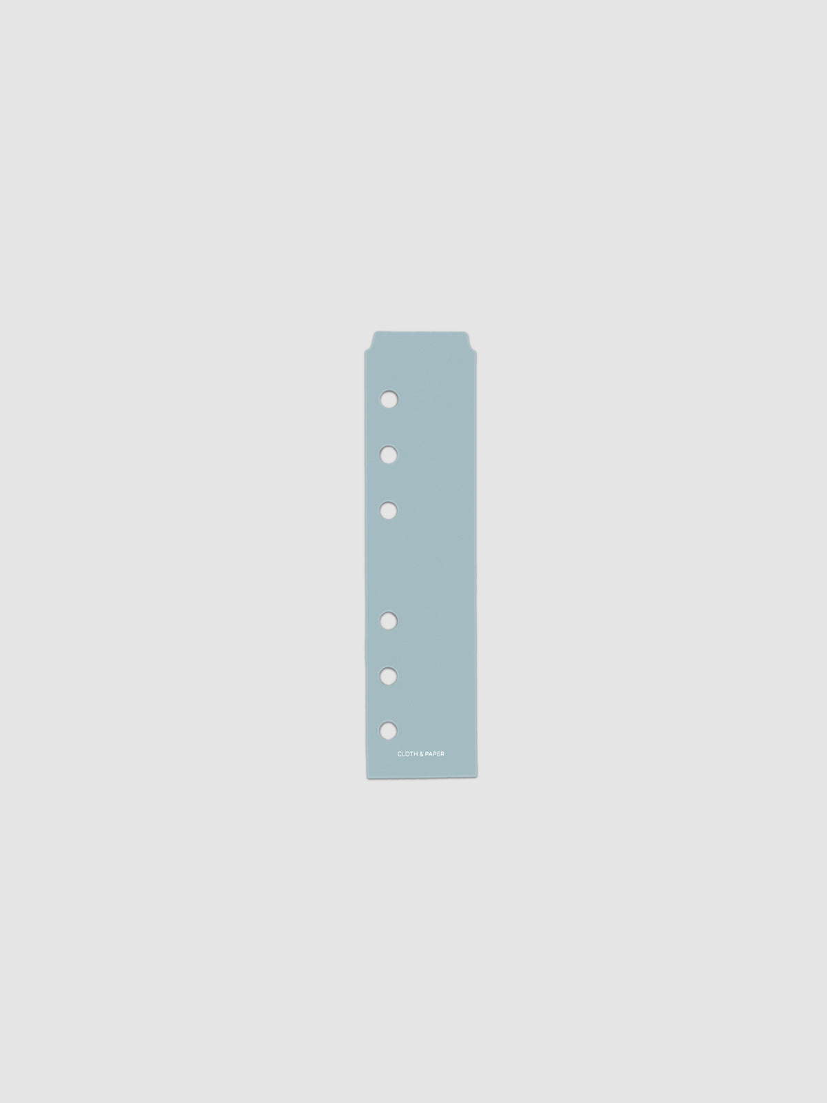 Smoked Salt (light blue) Narrow Page Marker for A6 planners.