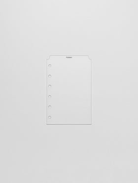 Black foil divider displayed on a neutral background. Size shown is Pocket. 
